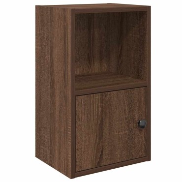 vidaXL Βιβλιοθήκη Καφέ Δρυς 31x24x52cm από Επεξεργασμένο Ξύλο 1 τεμ.