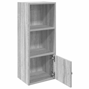 vidaXL Βιβλιοθήκη Γκρι Sonoma 31x24x77cm από Επεξεργ. Ξύλο 1 τεμ.