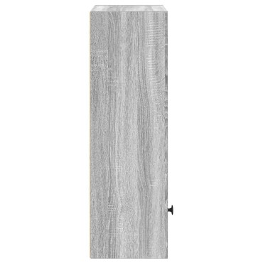 vidaXL Βιβλιοθήκη Γκρι Sonoma 31x24x77cm από Επεξεργ. Ξύλο 1 τεμ.
