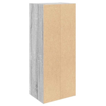 vidaXL Βιβλιοθήκη Γκρι Sonoma 31x24x77cm από Επεξεργ. Ξύλο 1 τεμ.