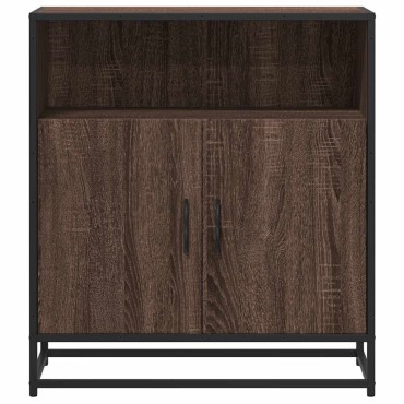 vidaXL Συρταριέρα καφέ δρυς 68x35x76cm Κατασκευασμένο ξύλο 1 τεμ.