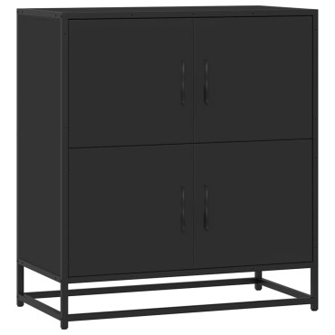 vidaXL Συρταριέρα Μαύρο 68x35x76cm Κατασκευασμένο ξύλο 1 τεμ.
