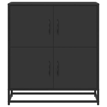 vidaXL Συρταριέρα Μαύρο 68x35x76cm Κατασκευασμένο ξύλο 1 τεμ.