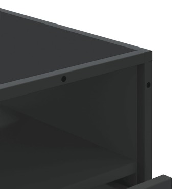 vidaXL Συρταριέρα Μαύρη 70x41x83,5cm από Επεξεργασμένο Ξύλο 1 τεμ.