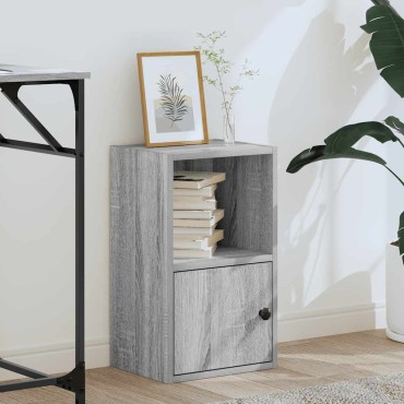 vidaXL Βιβλιοθήκη Γκρι Sonoma 31x24x52cm από Επεξεργ. Ξύλο 1 τεμ.