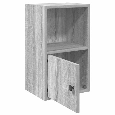 vidaXL Βιβλιοθήκη Γκρι Sonoma 31x24x52cm από Επεξεργ. Ξύλο 1 τεμ.