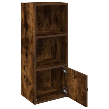 vidaXL Βιβλιοθήκη Καπνιστή Δρυς 31x24x77cm από Επεξεργασμένο Ξύλο 1 τεμ.
