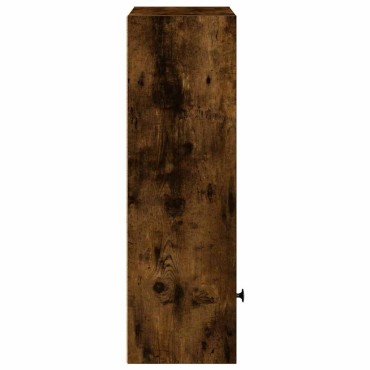 vidaXL Βιβλιοθήκη Καπνιστή Δρυς 31x24x77cm από Επεξεργασμένο Ξύλο 1 τεμ.