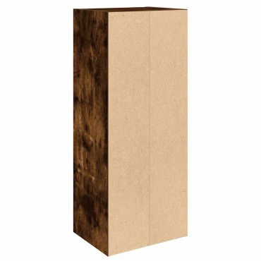 vidaXL Βιβλιοθήκη Καπνιστή Δρυς 31x24x77cm από Επεξεργασμένο Ξύλο 1 τεμ.