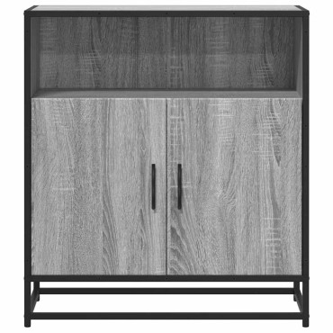 vidaXL Συρταριέρα Γκρι Sonoma 68x35x76cm Ξύλινο μηχανουργικό ξύλο 1 τεμ.