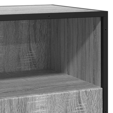 vidaXL Συρταριέρα Γκρι Sonoma 68x35x76cm Ξύλινο μηχανουργικό ξύλο 1 τεμ.