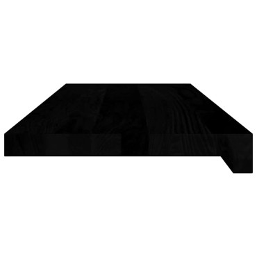 vidaXL Πατάκια Σκάλας 2 τεμ. Σκούρο Καφέ 70x25x2 cm Ξύλο Δρυός