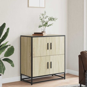 vidaXL Συρταριέρα Sonoma Δρυς 68x35x76cm Επεξεργασμένο Ξύλο 1 τεμ.