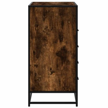 vidaXL Συρταριέρα Καπνιστή Δρυς 70x41x83,5cm από Επεξεργασμένο Ξύλο 1 τεμ.