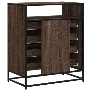 vidaXL Συρταριέρα Καφέ Δρυς 70x41x83,5cm από Επεξεργασμένο Ξύλο 1 τεμ.