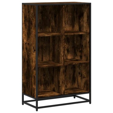 vidaXL Βιβλιοθήκη Καπνιστή Δρυς 65,5x33x107,5cm από Επεξεργασμένο Ξύλο 1 τεμ.