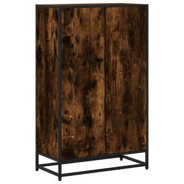 vidaXL Βιβλιοθήκη Καπνιστή Δρυς 65,5x33x107,5cm από Επεξεργασμένο Ξύλο 1 τεμ.