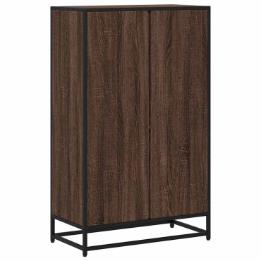 vidaXL Βιβλιοθήκη Καφέ Δρυς 65,5x33x107,5cm από Επεξεργασμένο Ξύλο 1 τεμ.