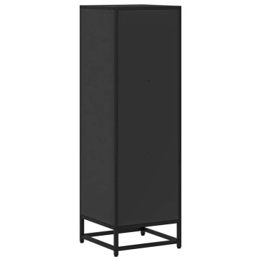 vidaXL Βιβλιοθήκη Μαύρο 33,5x33x107,5cm από Επεξεργασμένο Ξύλο 1 τεμ.