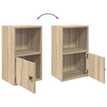 vidaXL Βιβλιοθήκη Sonoma Δρυς 31x24x52cm από Επεξεργασμένο Ξύλο 1 τεμ.