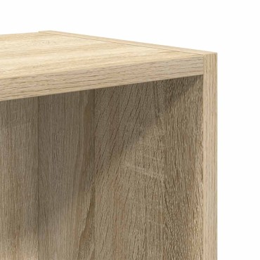 vidaXL Βιβλιοθήκη Sonoma Δρυς 31x24x52cm από Επεξεργασμένο Ξύλο 1 τεμ.
