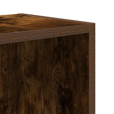 vidaXL Βιβλιοθήκη Καπνιστή Δρυς 31x24x52cm από Επεξεργασμένο Ξύλο 1 τεμ.