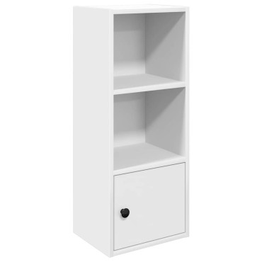 vidaXL Βιβλιοθήκη Λευκή 31x24x77cm από Επεξεργασμένο Ξύλο 1 τεμ.
