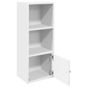 vidaXL Βιβλιοθήκη Λευκή 31x24x77cm από Επεξεργασμένο Ξύλο 1 τεμ.
