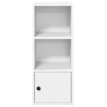 vidaXL Βιβλιοθήκη Λευκή 31x24x77cm από Επεξεργασμένο Ξύλο 1 τεμ.