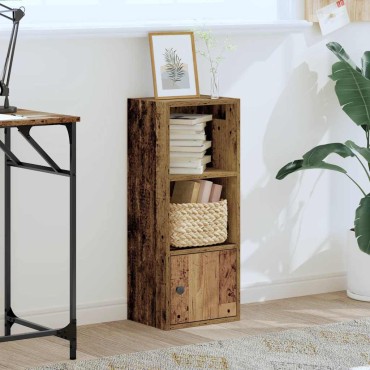 vidaXL Βιβλιοθήκη Όψη Παλαιού Ξύλου 31x24x77cm Επεξεργασμένο Ξύλο 1 τεμ.