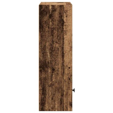 vidaXL Βιβλιοθήκη Όψη Παλαιού Ξύλου 31x24x77cm Επεξεργασμένο Ξύλο 1 τεμ.