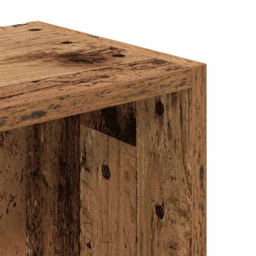 vidaXL Βιβλιοθήκη Όψη Παλαιού Ξύλου 31x24x77cm Επεξεργασμένο Ξύλο 1 τεμ.