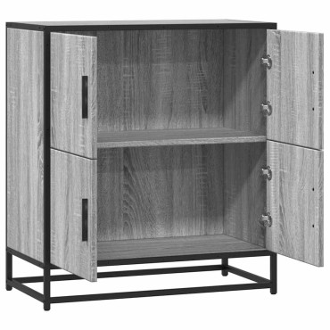 vidaXL Συρταριέρα Γκρι sonoma 68x35x76cm Ξύλινο μηχανουργικό ξύλο 1 τεμ.