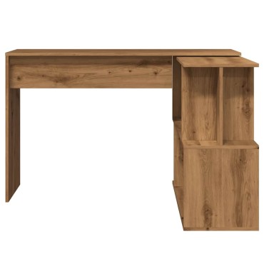vidaXL Γραφείο Γωνιακό Τεχνίτης Δρυς 200,5x50x76cm Επεξεργασμένο Ξύλο 1 τεμ.