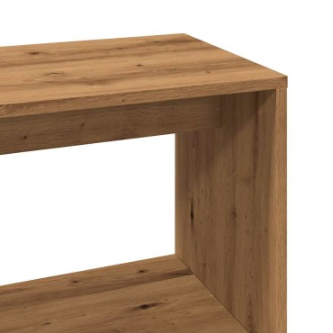 vidaXL Γραφείο Γωνιακό Τεχνίτης Δρυς 200,5x50x76cm Επεξεργασμένο Ξύλο 1 τεμ.