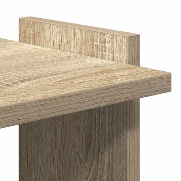 vidaXL Βιβλιοθήκη 3 Επιπέδων Sonoma Δρυς 60x30x120cm Επεξεργ. Ξύλο 1 τεμ.