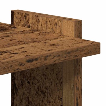vidaXL Βιβλιοθήκη 3 επιπέδων Παλιό Ξύλο 60x30x120cm Ξύλινη κατασκευή 1 τεμ.