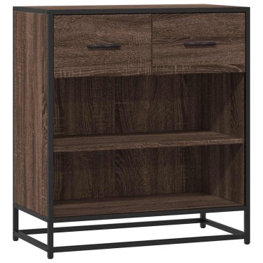 vidaXL Συρταριέρα καφέ δρυς 68x35x76cm Κατασκευασμένο ξύλο 1 τεμ.