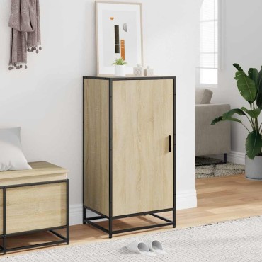 vidaXL Παπουτσοθήκη Sonoma Δρυς 48x38x97,5cm από Επεξεργασμένο Ξύλο