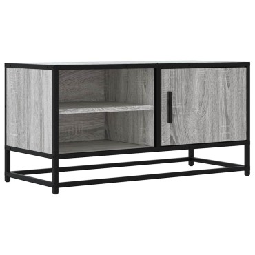 vidaXL Έπιπλο Τηλεόρασης Γκρι Sonoma 80x34,5x40cm Επεξ. Ξύλο