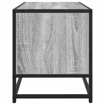 vidaXL Έπιπλο Τηλεόρασης Γκρι Sonoma 80x34,5x40cm Επεξ. Ξύλο