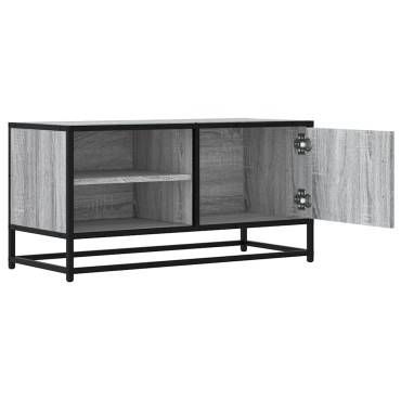 vidaXL Έπιπλο Τηλεόρασης Γκρι Sonoma 80x34,5x40cm Επεξ. Ξύλο