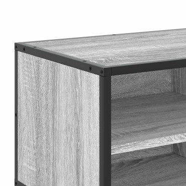 vidaXL Έπιπλο Τηλεόρασης Γκρι Sonoma 80x34,5x40cm Επεξ. Ξύλο