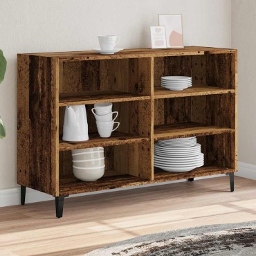 vidaXL Ραφιέρα Όψη Παλαιού Ξύλου 103,5x35x70cm Επεξεργασμένο Ξύλο 1 τεμ.