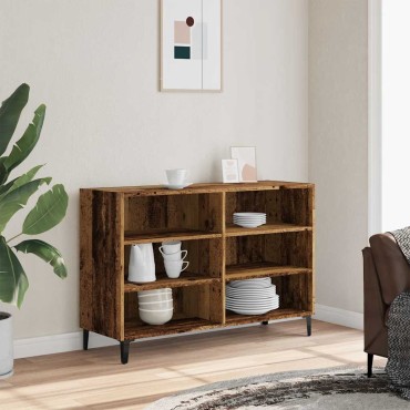 vidaXL Ραφιέρα Όψη Παλαιού Ξύλου 103,5x35x70cm Επεξεργασμένο Ξύλο 1 τεμ.