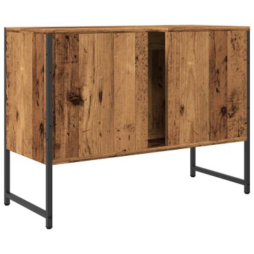 vidaXL Ντουλάπι νιπτήρα μπάνιου Παλιό ξύλο 80x33x60cm 1 τεμ.