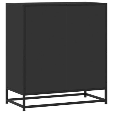 vidaXL Συρταριέρα Μαύρο 68x35x76cm Κατασκευασμένο ξύλο 1 τεμ.