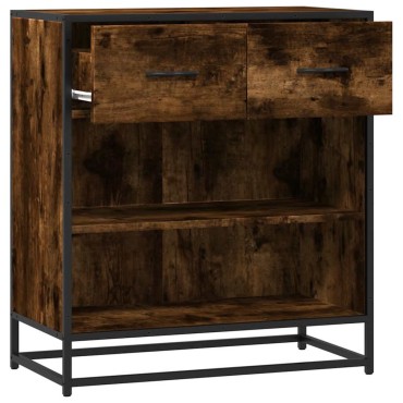 vidaXL Ντουλάπι Καπνιστή Δρυς 68x35x76cm από Επεξεργασμένο Ξύλο 1 τεμ.