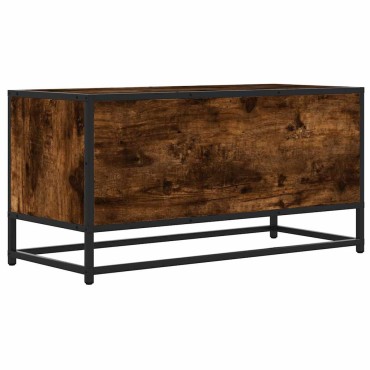 vidaXL Έπιπλο Τηλεόρασης Καπνιστή Δρυς 80x34,5x40cm Επεξ. Ξύλο/Μέταλλο