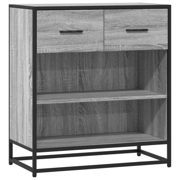 vidaXL Συρταριέρα Γκρι sonoma 68x35x76cm Ξύλινο μηχανουργικό ξύλο 1 τεμ.